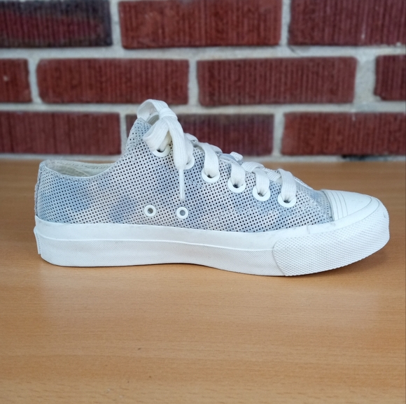 NWT PRO-Keds Royal Lo Perf Tie-Dye Suede in Blue Fog - Picture 5 of 8